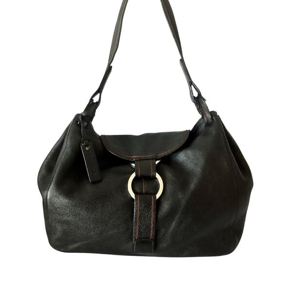 Sabrina Scala Leather Satchel Bag - Picture 1 of 12
